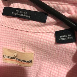 Cotton brothers medium button down shirt